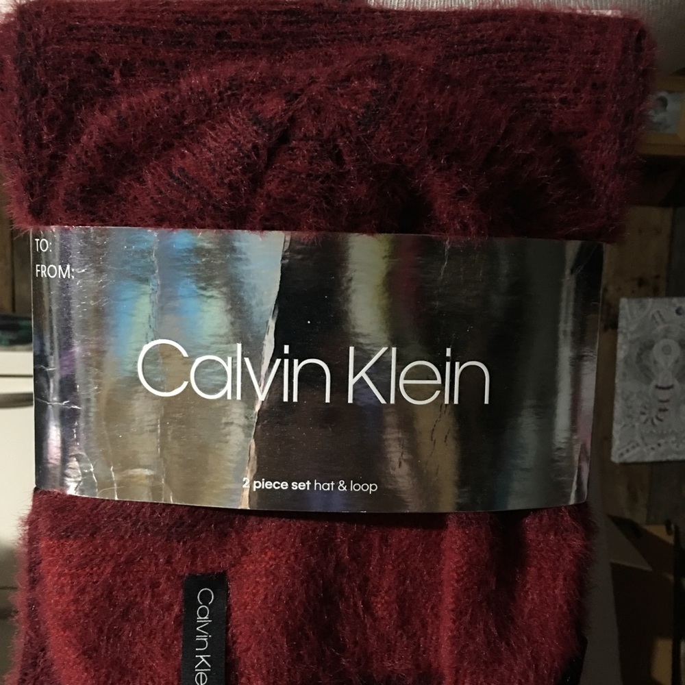 Calvin Klein Scarf and Hat